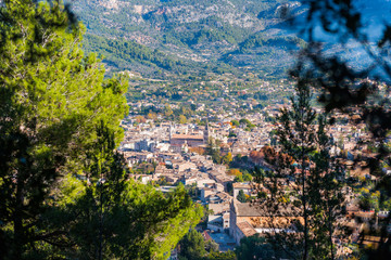 View of Soller, Mallorca. Spain
