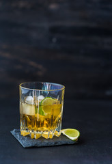 Glass of congac