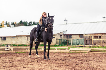 Girl and horse