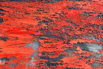 Red painted weathered background