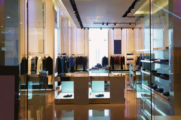 interior of shopping mall