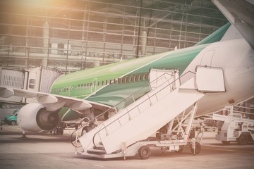 Airplane at runway