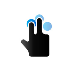 Duo Tone Icon - Gesture