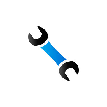 Duo Tone Icon - Bicycle wrench