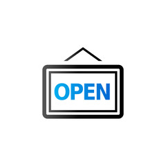 Duo Tone Icon - Open sign