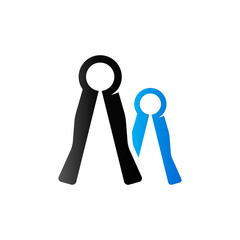 Duo Tone Icon - Camera lens spanner