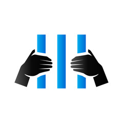 Duo Tone Icon - Hand holding bars