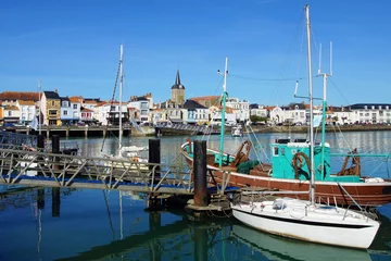 Foto auf Acrylglas Tor alter Hafen von Sables d& 39 Olonne