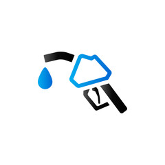 Duo Tone Icon - Gas dispenser