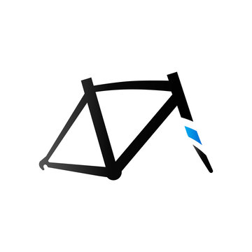 Duo Tone Icon - Bicycle frame