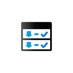 Duo Tone Icon - Download interface
