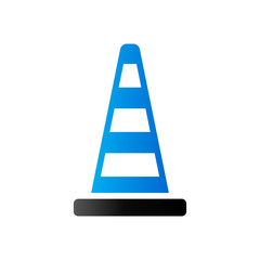 Duo Tone Icon - Traffic cone