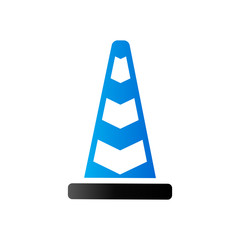 Duo Tone Icon - Traffic cone