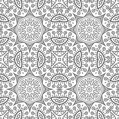 Seamless ornament, background. Ethnic coloring motives. Zentagl