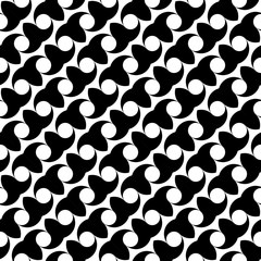 Design seamless monochrome waving pattern
