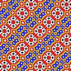 Design seamless colorful mosaic pattern