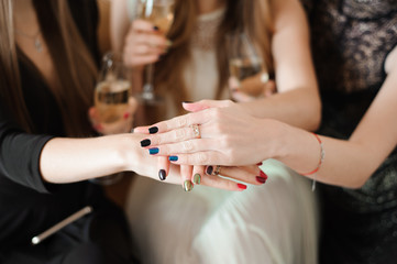 Join Hands Cancer Campaign Care Charity Union Concept