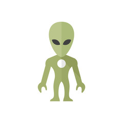 Flat icon - Alien
