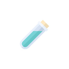 Flat icon - Tes tube