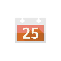 Flat icon - Valentine calendar