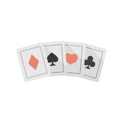 Flat icon - Playing cards