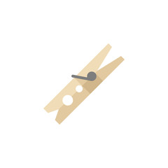 Flat icon - Clothes peg