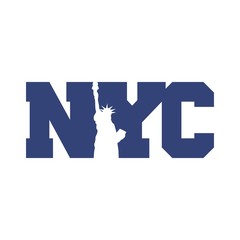 NY logo. new york logo. vector logo. - 143654952
