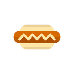 Flat icon - Hot dog
