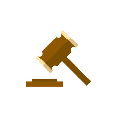 Flat icon - Wood hammer