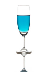 Blue cocktail