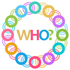 Who Colorful Rings Circular 