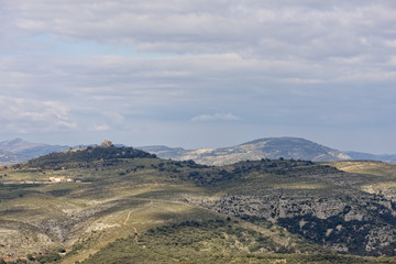 The town of Culla in Castellón, Valencia