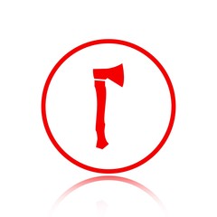 ax icon stock vector illustration flat design