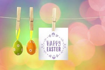 Composite image of happy easter logo
