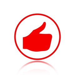 stock vector thumbs up icon vector like icon social network vector icon for app web site etc