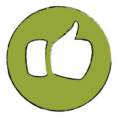 hand like social icon