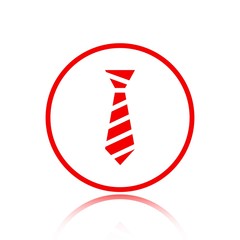 Obraz premium Tie icon vector stock vector illustration flat design