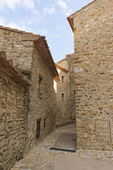 The town of Culla in Castellón, Valencia