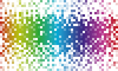 Abstract background with color squares