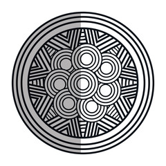 mandala art isolated icon