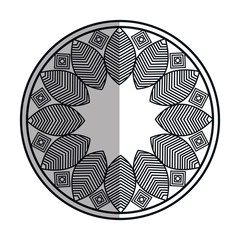 mandala art isolated icon