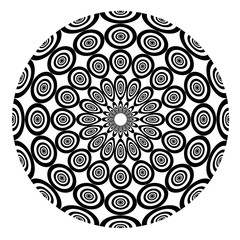 Abstract circle design element.