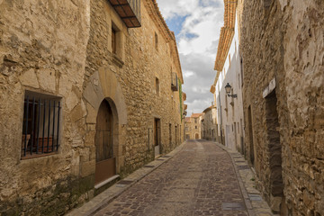 The town of Culla in Castellón, Valencia