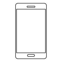 smartphone device isolated icon