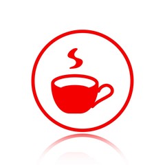 Cup icon stock vector illustration flat design