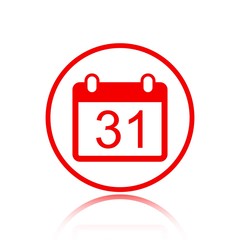 calendar icon stock vector illustration flat design