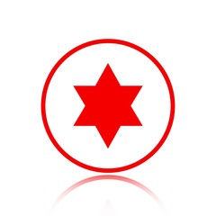 star icon stock vector illustration flat design