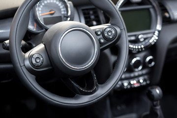 Fototapeta na wymiar Modern car interior detail