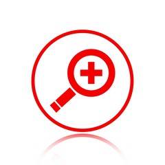 search icon stock vector illustration flat design