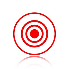 Obraz premium target icon